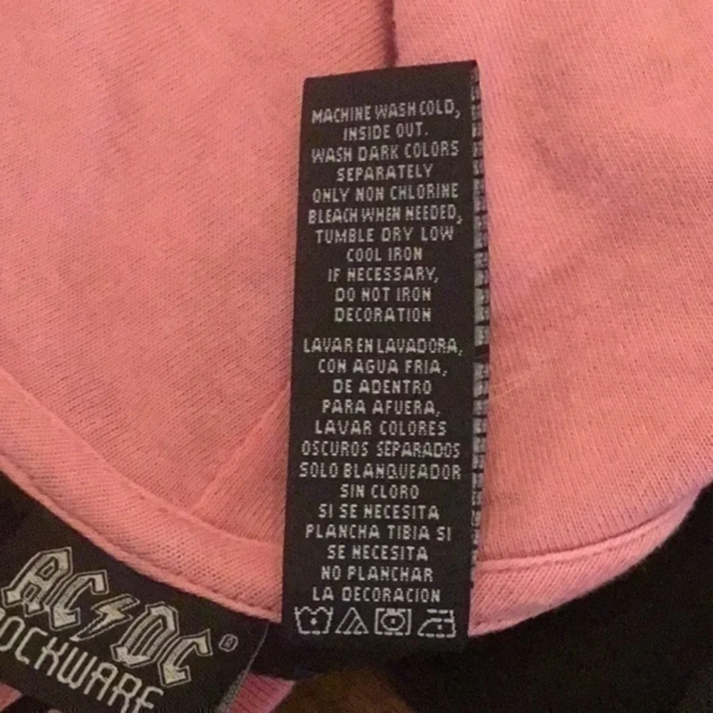 AC/DC 2005 ROCKWEAR Hooded Sweatshirt Hoodie Top Jacket Women’s Small or Kids XL - Picture 9 of 11